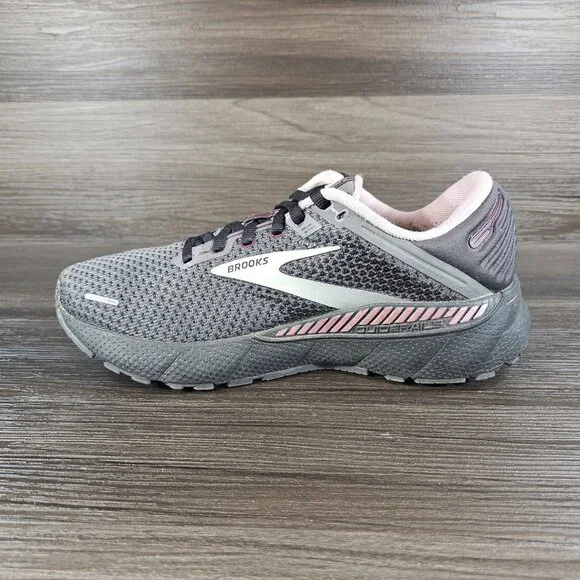 Brooks Adrenaline 22 GTS Rose Gray Shoes Sneakers 1203531B015 - Women's Size 10 - Picture 16 of 16